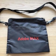 【SALE】Adobe MAX サコッシュ ブラックのサムネイル