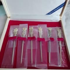 銀製 純銀 シルバー950 銀座WAKO 和光 菓子楊枝 6本組 38.2g - メルカリ