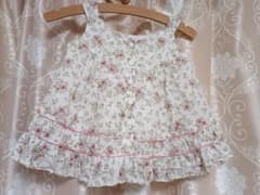 ジルスチュアートJILLSTUART 花柄 ワンピース100cm フリルのサムネイル
