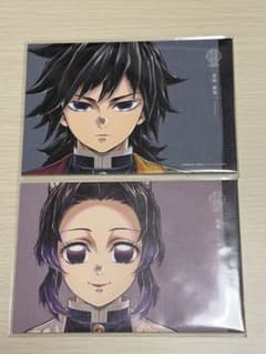 鬼滅の刃 柱展 キャンバスカード　冨岡義勇 胡蝶しのぶのサムネイル