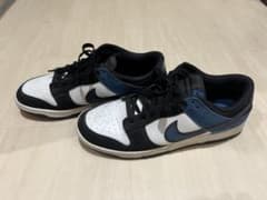 NIKE DUNK LOW ブラック ブルー ホワイト スニーカーのサムネイル