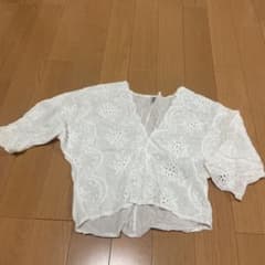 刺繍 コットン ブラウスのサムネイル
