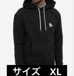 【美品】メゾンキツネ　チラックス　フーディー　BLACK XLのサムネイル