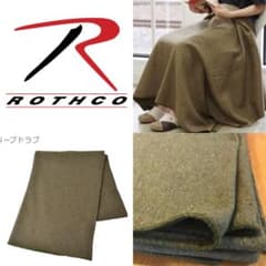 最終値下げ‼︎送込‼︎ rothco ブランケット インテリア アウトドア オリーブのサムネイル