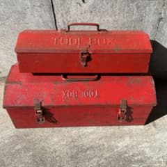 昭和レトロ ツールボックス 工具入れ アンティーク ヴィンテージ