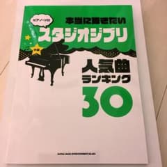 楽譜 スタジオジブリ人気曲ランキング30のサムネイル