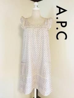 A.P.C アーペーセー ノースリーブフリルワンピース XSのサムネイル