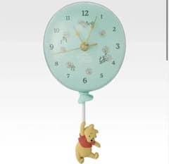 곰의 푸우 월 클럭 코지 겨울 데이즈