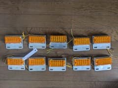 オレンジLEDライト 10個セットのサムネイル