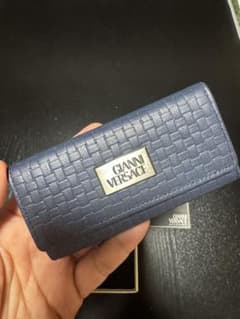 GIANNI VERSACE キーケース ネイビー イントレチャートのサムネイル