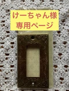 ブロンズ　スイッチカバーのサムネイル