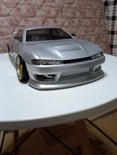 オ*ん様 S14シルビア（後期)ボディー　前後ブリスターフェンダー仕様 1/10のサムネイル