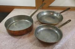 ○フライパン 銅製 ポルトガル製 TAPIOL タピオル コッパー ヴィンテージ ○フライパン 銅製 ポルトガル製 TAPIOL タピオル コッパー