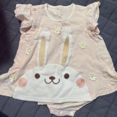 うさぎ柄 ロンパース 70cmのサムネイル