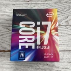 Intel Core i7-7700K BOX 元箱付き 動作確認済