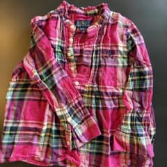 Polo Ralph Lauren チェック柄長袖ブラウス 100cmのサムネイル