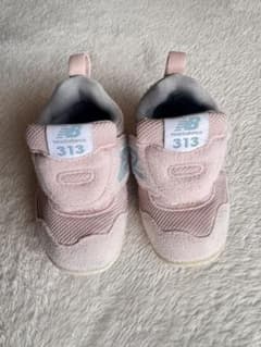 New Balance 313 ベビーシューズ ピンク 12.5cm
