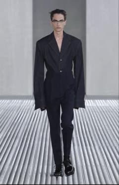 prada 24ss single breast denim jacket 46 - メルカリ