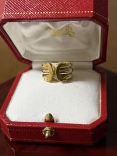 Cartier 2C ラージ リング スリーカラー 6号 #46 7.7g - メルカリ