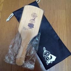 グロウ付録　ムーミン  リトルミイ　バンブー美髪ブラシ＆巾着セットのサムネイル