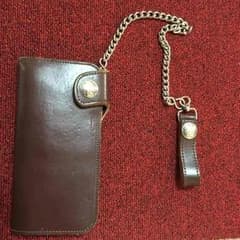 牛革製チェーン付き財布のサムネイル