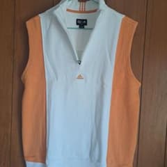 adidas レディース ベスト M ホワイト/オレンジのサムネイル