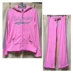 ピンキー&ダイアン パイル地 セットアップ ピンク 38 M リボン 希少