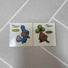 포켓몬빵 씰 미즈고로우 우소하치 2장 세트