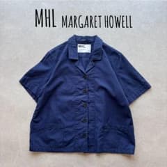 美品】 マーガレットハウエル MHL. 近年モデル シャツ オープンカラー