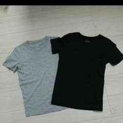 週末値下げ☆今季 無印 Tシャツ 2枚セットのサムネイル