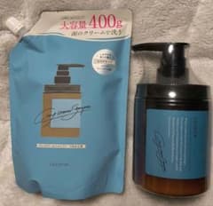 新品未開封】cocone クリームシャンプー ボトル＆詰め替え用400gセット