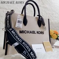 ✨タグ付✨ MICHAEL KORS ミレラ キャンバス 2way バッグ 黒 - メルカリ