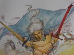 天野喜孝、【TWIN SWORD】、希少な額装用画集より、厳選、FF2装 - メルカリ