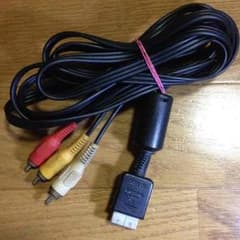 ☆即購入不可☆SONY☆純正コンポジットケーブル☆PS1PS2PS3☆のサムネイル