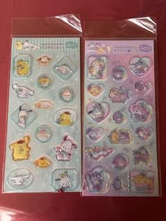 サンリオ すりガラス風シール ２枚セット