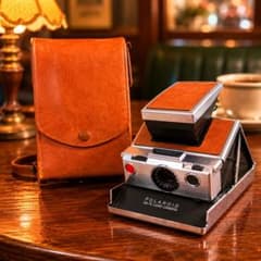 POLAROID SX-70 LAND CAMERA 折りたたみ式のサムネイル
