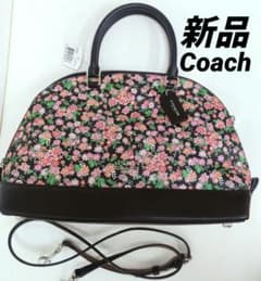 【新品】COACH 花柄ショルダーバッグ 中型のサムネイル