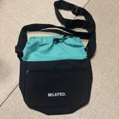 MILKFED. ショルダーバッグ ブラック/ターコイズのサムネイル