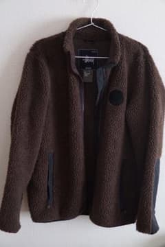 【最終】Stussy ボアフリースジャケット ダークブラウンのサムネイル