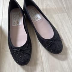 Launa lea ballet ラウンドトゥ バレエシューズ B1601A 黒のサムネイル