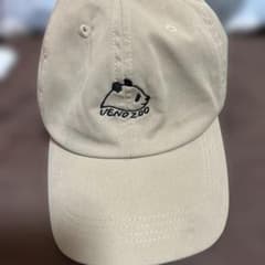 UENO ZOO パンダ 刺繍 キャップ ベージュのサムネイル