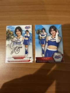 BBM 2026 チアドラゴンズ YUKA 直筆サインカードセットのサムネイル