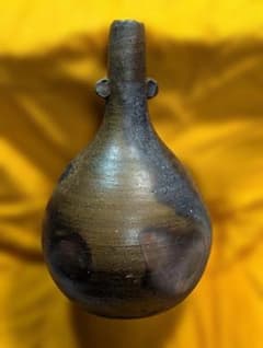 備前焼　高原邦彦作　花瓶　高さ約28cm×直径約15cm　木箱入 備前焼 高原邦彦作 花瓶 高さ約28cm×直径約15cm 木箱入 - メルカリ