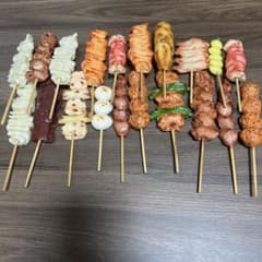 即購入⭕️まとめ売り！食品サンプル焼き鳥20本のサムネイル