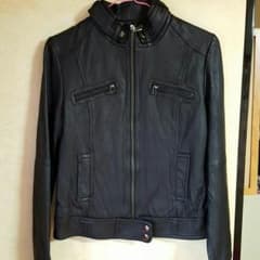 新品ジャイロ羊革のライダースです。のサムネイル