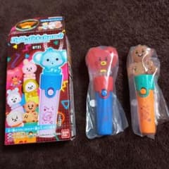 BT21 Light Stick Charm 2 SHOOKY & TATA Set