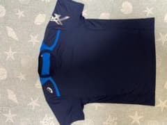 アシックス　Tシャツ　Oサイズ　ネイビーのサムネイル
