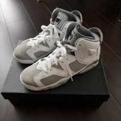 NIKE AIR JORDAN 6 ホワイト グレー スニーカーのサムネイル