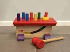 Walter ヴァルター 木製 ハンマートイ ペグ打ち 知育玩具 木のおもちゃ
