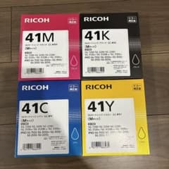 RICOH 41SGカードリッジ 4色セット - メルカリ